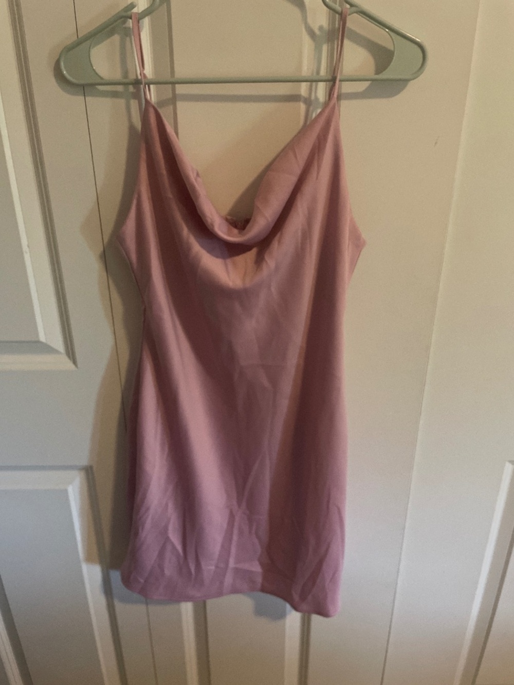 Pink spaghetti strap dress (urban outfitters)